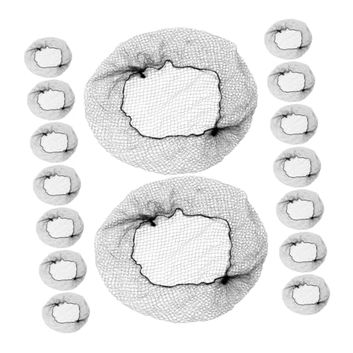 PACKOVE 150 Stück Elastische Unsichtbare Haarnetze für Dutt mit Atmungsaktivem Mesh Rand Leichtes Ballett Haarnetz für Damen und Mädchen Einfaches Styling Geeignet für Lange Haare von PACKOVE