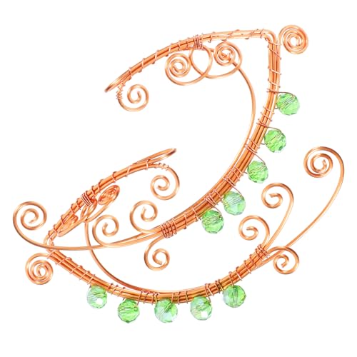 PACKOVE Feenohren Ohrmanschetten Piercing Für Frauen Vintage-design Aus Kupfer Leicht Und Zu Tragen von PACKOVE