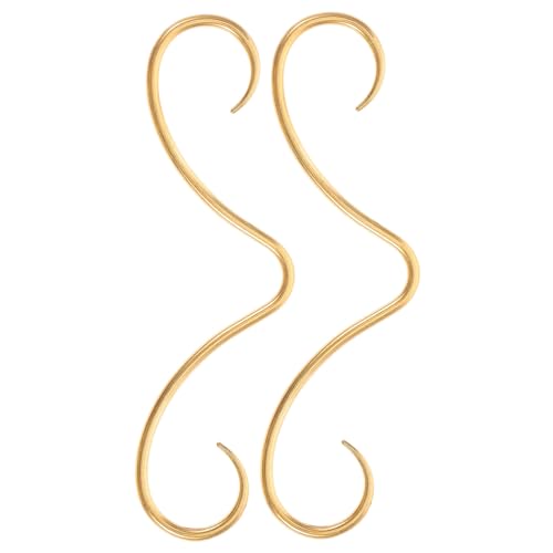 PACKOVE 1Paar Fake Septum Ring mit Schnurrbart Design Komfortabler Nasenring für Damen und Herren Ergonomisches Piercing für Täglichen Gebrauch von PACKOVE