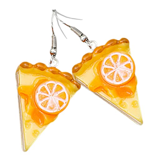 PACKOVE 1Paar Kreative Mousse Kuchen Ohrringe Harz Lustige Dangle Ohrringe für Frauen Süßes Accessoire für Partys und Reisen Perfektes für Mädchen und Damen von PACKOVE