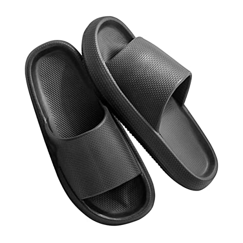 PACKOVE 1Paar Rutschfeste Komfort Hausschuhe für Zuhause Atmungsaktive Badeschuhe mit Massagefunktion Schnell Trocknend für Damen Herren von PACKOVE