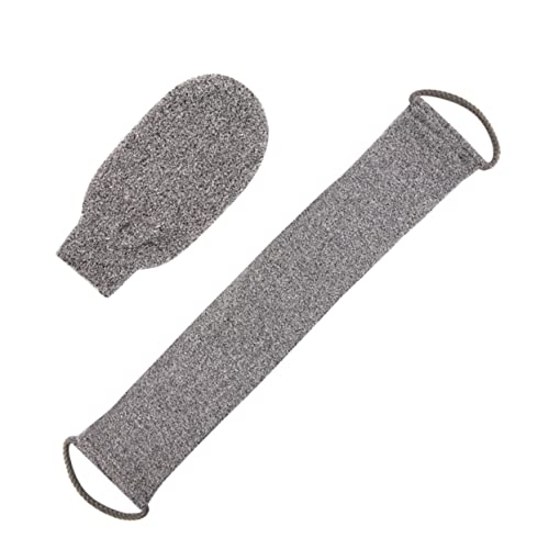PACKOVE 1Satz Bambusfaser Duschhandschuh Hautreinigungs Handtuch mit Peeling für Sanfte Hautpflege und Körpermassage Zuhause und Erlebnisse von PACKOVE