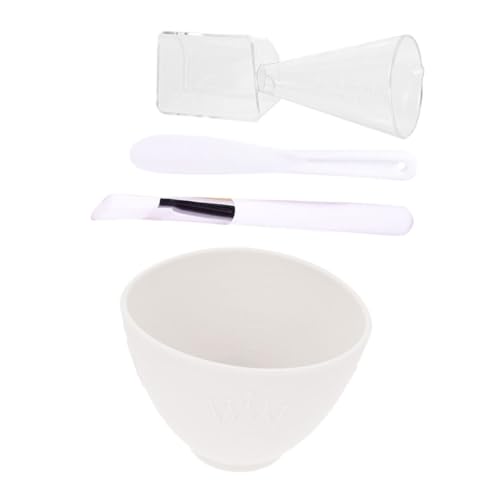 PACKOVE 1Satz DIY Gesichtsmaske Teiliges Silikon Mischschüssel mit Pinsel und Löffel für Hautpflege für Selbstgemachte Masken und Haaröle Hochwertige PACKOVE 1Satz DIY Gesichtsmaske Teiliges Silikon Mischschüssel mit Pinsel und Löffel für Hautpflege für Selbstgemachte Masken und Haaröle Hochwertige von PACKOVE