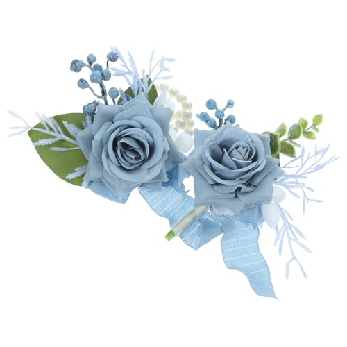 PACKOVE Künstliches Blumenarmband Satz für Hochzeit Handgelenkblume Corsage Dekorative Boutonniere für Damen Blumendekoration für Feiern für Brautjungfern und Abschlussball PACKOVE Künstliches Blumenarmband Satz für Hochzeit Handgelenkblume Corsage Dekorative Boutonniere für Damen Blumendekoration für Feiern für Brautjungfern und Abschlussball von PACKOVE