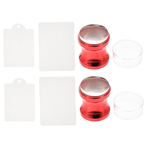 PACKOVE 1Satz Maniküre Stamper Silikon Vorlage für Nageldesigns Teiliges mit Großem Stempel für Nagelstudios und DIY Nagelkunst von PACKOVE
