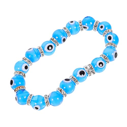 PACKOVE 1stk Armband Aus Augenperlen Lucky Bead Bracelets Armband Im Truthahn-stil Kristall Armband Amulet Bracelet Women Turkish Evil Eye Bracelet Glas Korn Fräulein Mode von PACKOVE