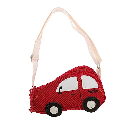 PACKOVE 1stk Auto Umhängetasche Auto Zubehör Aufbewahrungstasche Für Mädchen Süße Kuriertasche Mädchen Aufbewahrungstasche??????? Trendige Geldbörse Rot Wagen Mini Kind von PACKOVE