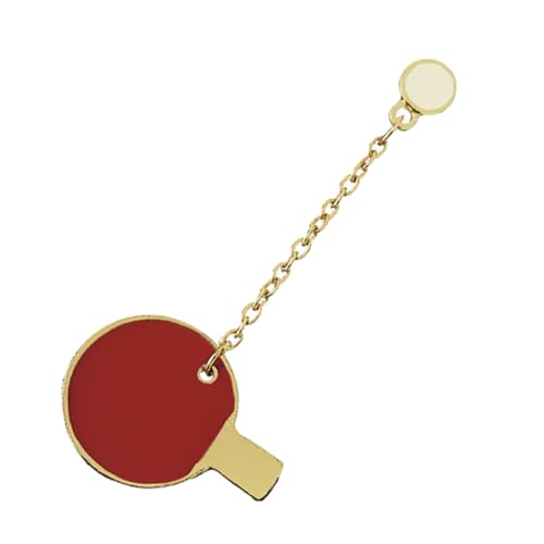 PACKOVE 1Stk Brosche personality geschenke für kinder brooch Pullover-Schal-Clip Abzeichen vielseitige Wäscheklammer legierte Brustnadel Mode Tischtennisschläger Legierung von PACKOVE