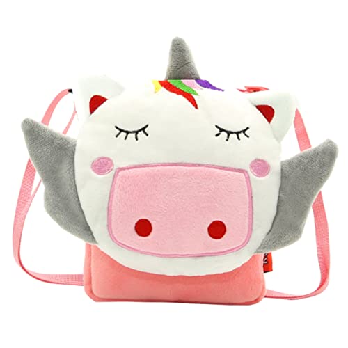 PACKOVE 1Stk Einhorn Umhängetasche Münzbeutel Umhängetasche für Mädchen Freizeittasche Schultertasche Mädchen Tasche Mädchen Umhängetasche Karikatur Aufbewahrungstaschen Kind Plastik von PACKOVE