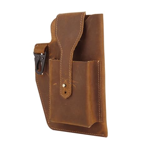 PACKOVE 1stück Retro Stil Männer Sport Bauchtasche Aus Echtem Praktische Gürteltasche Für Handy Und Wertsachen Für Reisen Und Outdoor-aktivitäten von PACKOVE