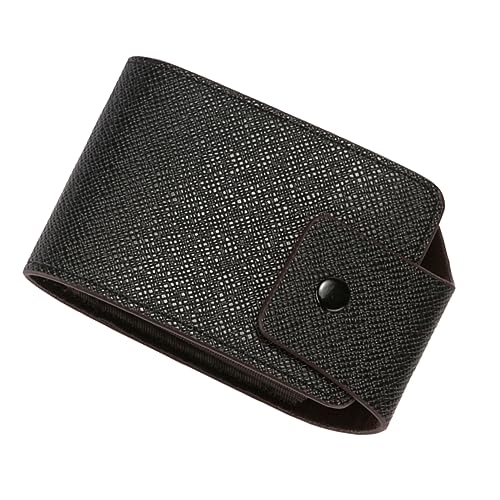 PACKOVE Kartenaufbewahrungstasche Pu-Leder Ausweishülle Schutz Tragbarer Kartenhalter Für Männer Und Frauen von PACKOVE