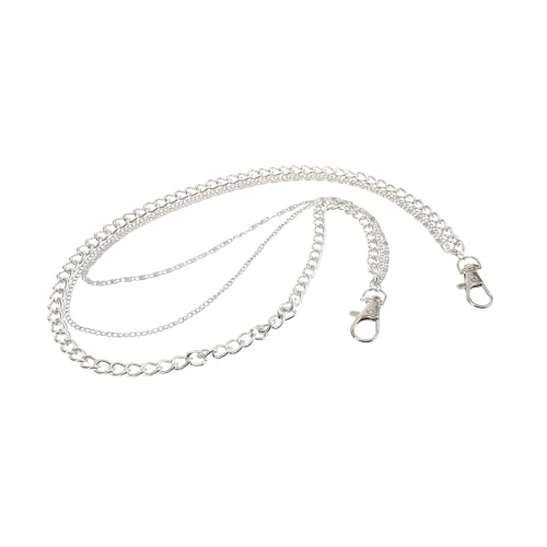 PACKOVE Kette Aus Legierung Trendige Taillenkette Für Herren Und Damen Lange Hosenkette Silberfarben Geeignet Für Jeans Und Lederhosen Leicht Zu Reinigen von PACKOVE