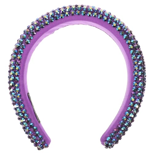 PACKOVE Stirnband Für Damen Mit Strass-kopfschmuck Glänzende Kopfbedeckung Als Braut-haarschmuck Barock-design Stirnband Mit Bohrern von PACKOVE