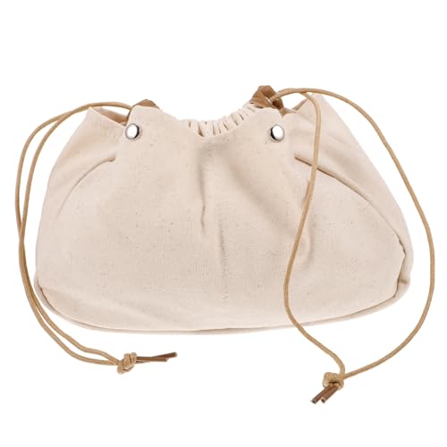 PACKOVE 1stück Tragbare Kosmetiktasche Mit Zugband Reise-toilettentasche Für Damen Multifunktionale Make-up Aufbewahrungstasche Canvas Für Fitness Und Camping von PACKOVE