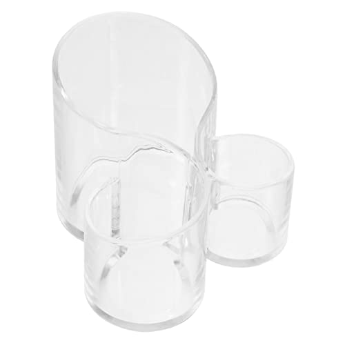 PACKOVE 1stück Transparente Kosmetik Aufbewahrungsbox Für Make-up Pinsel Und Lippenstift Fach Organizer Für Schminkutensilien Für Schreibtisch Und Badezimmer Elegantes Design von PACKOVE