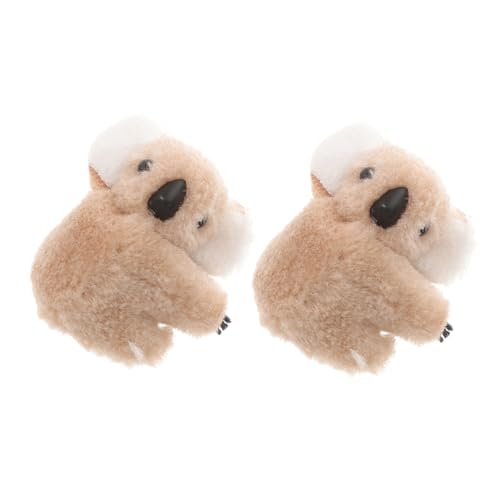 PACKOVE 2 Haarklammern Mit Koala Süße Tierklammern Für Frauen Und Mädchen Weich Bequem Und Seitliche Haarnadeln Für Den Täglichen Gebrauch Und Besondere Anlässe von PACKOVE