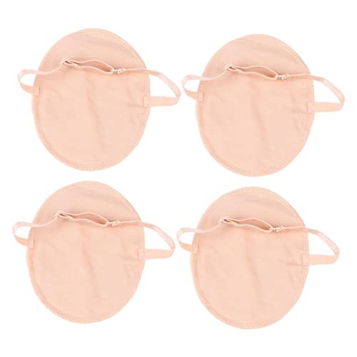 PACKOVE 2 Paar Schweißabsorbierende Achselpads Selbstklebende Anti Schweiß Kissen Ergonomisch Baumwolle Unisex für T-Shirts und Blusen von PACKOVE