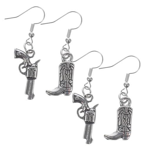 PACKOVE 2 Paare Cowgirl Ohrringe Baumelnde Western Schmuck Damen Vintage Ohrhänger Für Alltag Und Festliche Anlässe Rustikaler Stil Pflegeleicht Und Detaillierte Handarbeit von PACKOVE