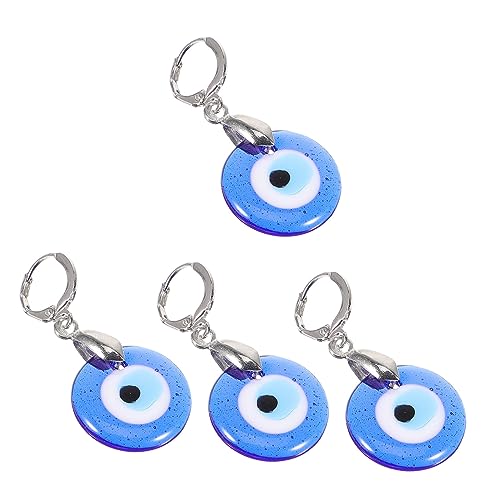 PACKOVE 2 Paare Damen Ohrhänger Blaue Augen Ohrringe Schmuck Langlebig Handgefertigt Modisch Für Teenager von PACKOVE