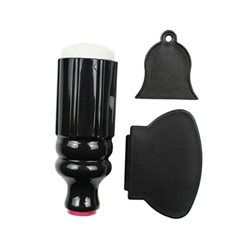 PACKOVE 2 Sätze Doppelte Silikon Stempel und Schaber Sets für Nageldesign Teiliges Maniküre Werkzeug für Diy Nagelkunst Elastisch Einfach zu Bedienen für Zuhause oder Profis von PACKOVE