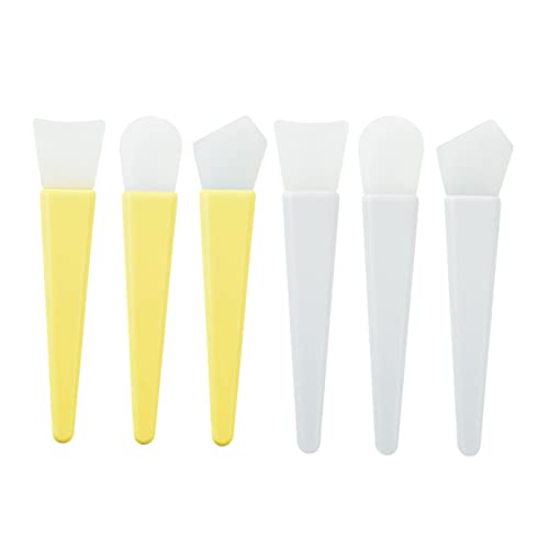 PACKOVE 2 Sätze Silikon Gesichtsmaske Pinsel Teilig Wiederverwendbar Einfach zu Reinigen für Gesichtspflege und Make Up Anwendung für Dünne Schichten und Empfindliche Haut von PACKOVE