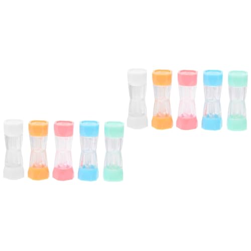 PACKOVE 2 Sätze Teiliges Kontaktlinsen Tragbare Aufbewahrungsbox Aus Transparenter Organizer Für Linsen Für Reisen Und Täglichen Gebrauch Stylisches Design 5 Stück * 2 von PACKOVE