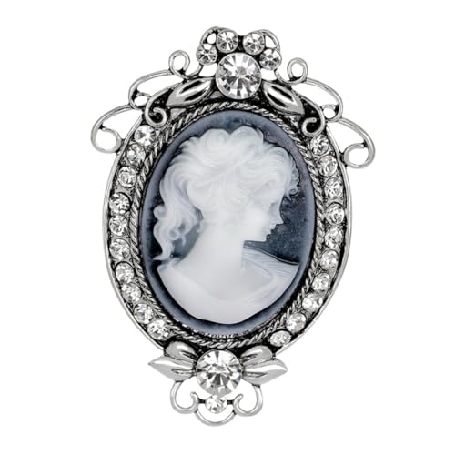 PACKOVE 2 Stck Vintage Brosche Damen Kleidung Pin mit Strasssteinen Antike Stil Brooch für Frauen Chic und Einzigartige Dekoration Perfektes für Alltag und Party von PACKOVE