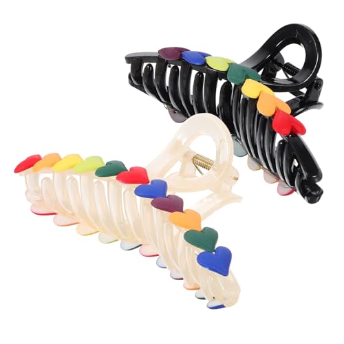 PACKOVE 2 Stck. große Haarnadel Hochzeit große Haarspangen für Frauen geformt Styling lockig haarschmuck dekorative Haarkrallen Klaue Haarspangen Klauen-Haarspangen für Frauen Plastik von PACKOVE