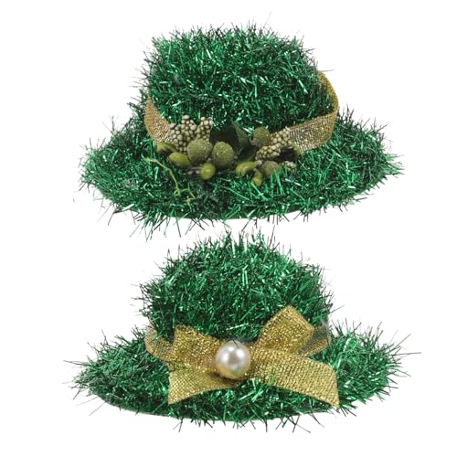 PACKOVE 2 Stk Haarschmuck für Frauen Gastgeschenke zum St. Patricks st. Patricks Day Kostümzubehör haarklammer set haarspangen set Haar Klammern stutzenhalter Haarspangen für Mädchen 8cm von PACKOVE