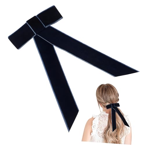 PACKOVE 2 Stk Haar Klammern Haarspangen Haarklammer hairbow Satinschals Schal Haargummis groß Haarnadel haarschmuck Haarspange mit Schleife Mädchen Kopfbedeckung Halter Federbügel Fräulein von PACKOVE