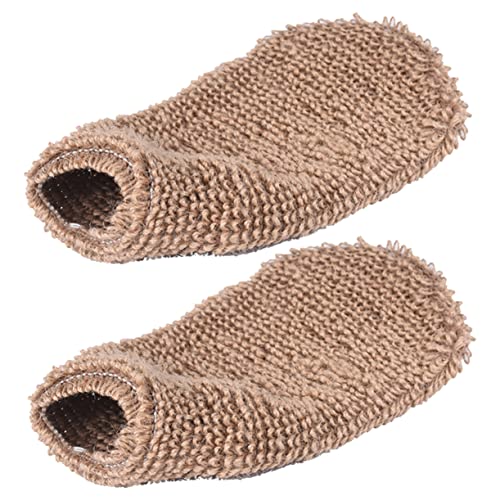 PACKOVE 2 Stück Badehandschuhe Aus Pflanzenfasern Schuppen Jute Peeling Handschuhe Duschhandschuhe Peeling Für Frauen Körperentfernung Spa Handschuhe Sanftes Reiben Tiefes von PACKOVE