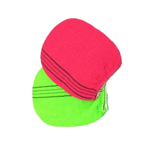 PACKOVE 2stücke Badehandschuhe Reibehandschuhe Peelinghandschuhe Dusch Und Badetücher Für Sanfte Hautreinigung Und Peeling Zufällige Farbe von PACKOVE