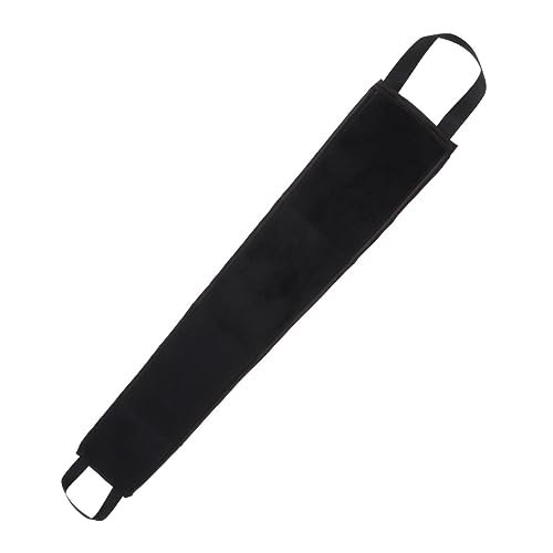 PACKOVE 2 Stück Badetuch bräunen Zurück schrubben Körper Bräunungsölstreifen Reibenstreifen Beflockung Black von PACKOVE