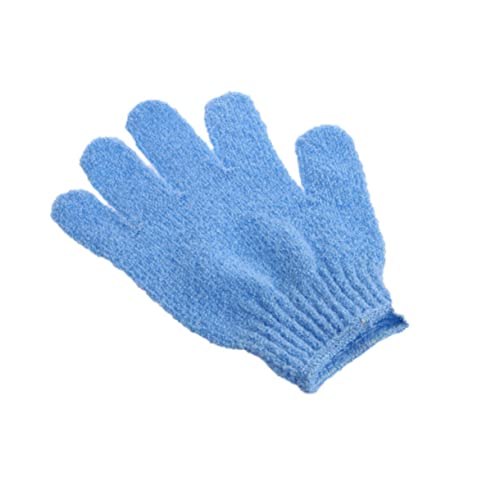 PACKOVE 2 Stück Badetuch handschuhe Body Scrub Handschuh Hautpeeling für den Körper Handschuh-Peeling für den Körper Badewäscher für den Körper Körperpeeling Blue von PACKOVE