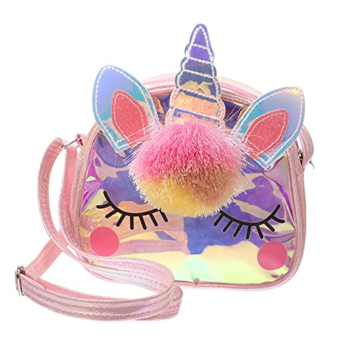 PACKOVE 2 STK Einhorn Umhängetasche Schicke Umhängetasche Kinder-Einhorn-geldbörse Zubehör Für Outdoor-geldbörsen Kinder-Cartoon-Tasche Mini-Tasche Kleinkind Schultertasche Grüßer Student von PACKOVE