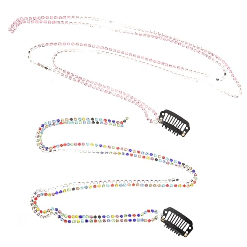 PACKOVE 2stücke Haarketten Mit Quasten Für Dekorative Haaraccessoires Für Vielseitige Haarklammern Für Hochzeiten Und Partys von PACKOVE