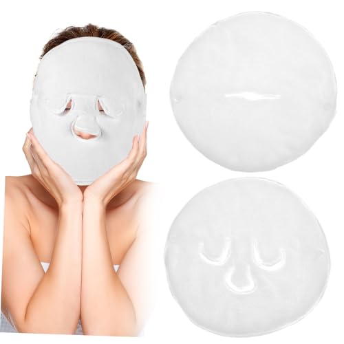 PACKOVE 2 Stück Gesichts handtücher mit Knopfverschluss Mikrofaser Verstellbar für Heiße Kompressen und Dampfanwendungen Leichte Vielseitige Reinigungstücher für Damen Reise und Zuhause von PACKOVE