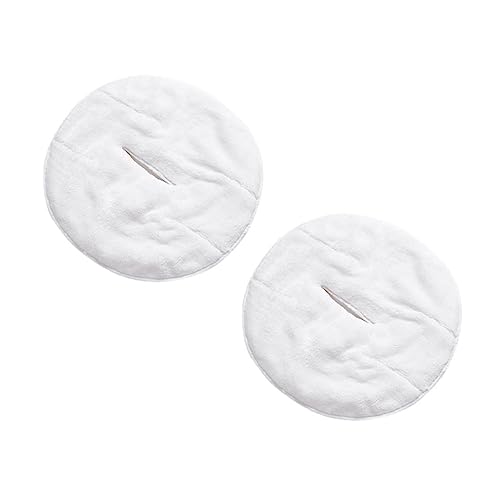 PACKOVE 2 Stück Gesichtstuch mundschutzmasken sabberlack Gesichtsreinigungsmittel gesicht handtuch handtücher Gesichtsmaske Handtuch Beauty-Gesichtstücher Korallenvlies Weiß von PACKOVE