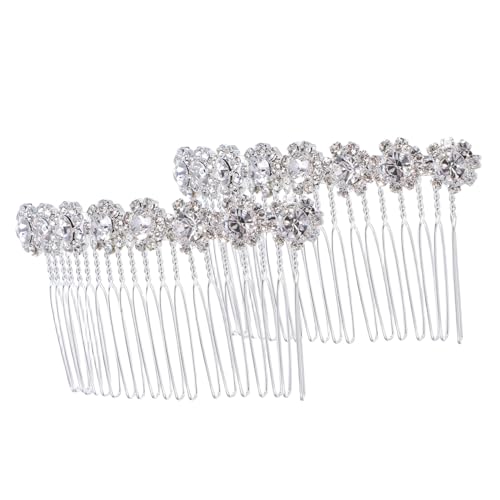 PACKOVE 2 Stück Handgefertigte Blüten Hochzeitskämme aus Metall für und Mädchen Vintage Haarschmuck für Besondere Anlässe und Hochzeiten PACKOVE 2 Stück Handgefertigte Blüten Hochzeitskämme aus Metall für und Mädchen Vintage Haarschmuck für Besondere Anlässe und Hochzeiten von PACKOVE