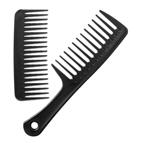 PACKOVE 2 Stück Kämme mit Static Technologie Entwirrende Styling Kämme für Nasses und Trockenes Haar Kompakt und Leicht zu Reinigen Geeignet für Lockiges Glattes und Welliges Haar Herren von PACKOVE