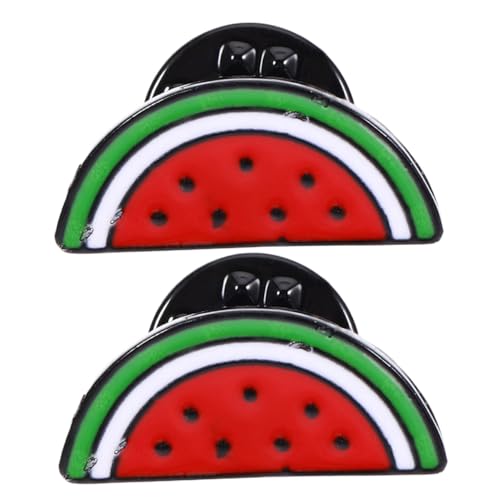 PACKOVE 2stücke Wassermelonen-brosche-clips Für Pullover Schals Cardigans Leicht Und Langlebig Bezaubernder Look Für Damen Und Herren von PACKOVE