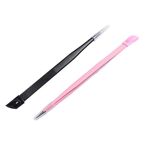 PACKOVE 2 Stück Maniküre-Werkzeuge Nagelkunstwerkzeug Maniküre-Aufkleber-Presswerkzeug Nail Art DIY Werkzeug Maniküre Pinzette mit zwei Köpfen Maniküre-Druckstange Rostfreier Stahl PACKOVE 2 Stück Maniküre-Werkzeuge Nagelkunstwerkzeug Maniküre-Aufkleber-Presswerkzeug Nail Art DIY Werkzeug Maniküre Pinzette mit zwei Köpfen Maniküre-Druckstange Rostfreier Stahl von PACKOVE