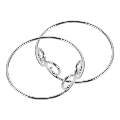 PACKOVE 2 Stück Metall Spiralarmreif Punk Armband für Damen und Herren Vintage Schmuck mit Einzigartigem Design für Alltag und Besondere Anlässe Leicht und Tragbar von PACKOVE