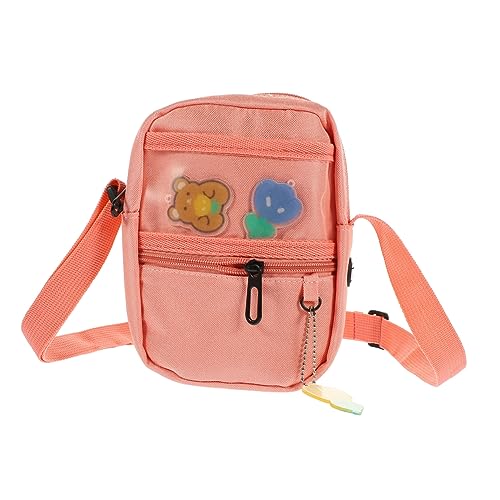 PACKOVE 2 STK Mini-umhängetasche Aus Segeltuch Cartoon-umhängetasche Umhängetasche Für Kinder Kreative Umhängetasche Kleine Umhängetasche Tragetasche Polyester Kleinkind Wenig Frisch von PACKOVE