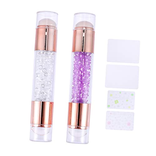 PACKOVE 2 Stück Nagelstempel Dual Nagelstamper Nagelschablonen Für Nailart Nagelkunstschablone Nailart Stamper Nageldekorationen Für Nagelkunst Nagel Stempel Lieferungen Kieselgel Violett PACKOVE 2 Stück Nagelstempel Dual Nagelstamper Nagelschablonen Für Nailart Nagelkunstschablone Nailart Stamper Nageldekorationen Für Nagelkunst Nagel Stempel Lieferungen Kieselgel Violett von PACKOVE