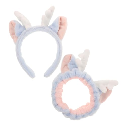 PACKOVE 2 Stück Plüsch Hirschgeweih Haarband Weiches Fleece Make Up Haarband für Gesichtsreinigung und Hautpflege Lustiges Accessoire für Täglichen Gebrauch PACKOVE 2 Stück Plüsch Hirschgeweih Haarband Weiches Fleece Make Up Haarband für Gesichtsreinigung und Hautpflege Lustiges Accessoire für Täglichen Gebrauch von PACKOVE