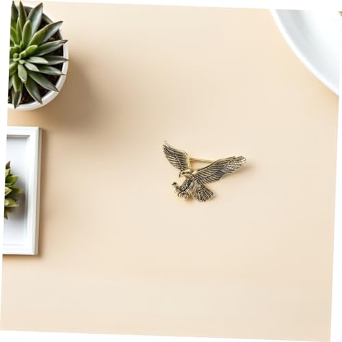 PACKOVE 2 Stück Retro Brosche aus Legierung Modisches Tier Anstecknadel Clip für Anzug Hemd Kleidung Stabile Befestigung Leichtes Verschleißfestes Zubehör für Damen Herren von PACKOVE