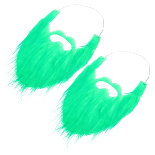 PACKOVE 2 Stück Teiliges Grüne Deko Verstellbar Atmungsaktiv Fake für Erwachsene für Patricks Day Kostüm Party und Cosplay von PACKOVE