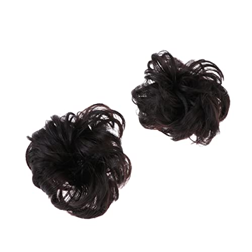 PACKOVE 2 Stück Teiliges Haarreif für Dutt Kunsthaar Hochsteckfrisur Voluminöse Haarblume für und Mädchen Braun Schwarz Pflegeleicht und Langlebig PACKOVE 2 Stück Teiliges Haarreif für Dutt Kunsthaar Hochsteckfrisur Voluminöse Haarblume für und Mädchen Braun Schwarz Pflegeleicht und Langlebig von PACKOVE