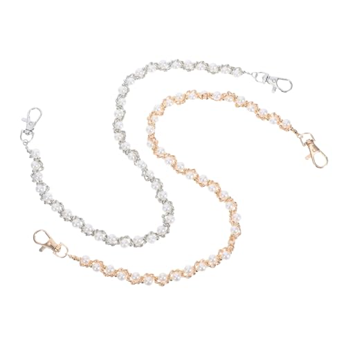 PACKOVE 2 Stück Teiliges Jeanshosen-ketten Modischen Fake-perlen Robuster Verschluss Langlebiges Material Punkiger Hip-hop-stil für Streetwear und Freizeitveranstaltungen von PACKOVE